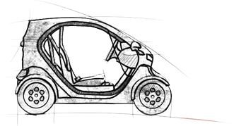 Illustration: Elektroauto?